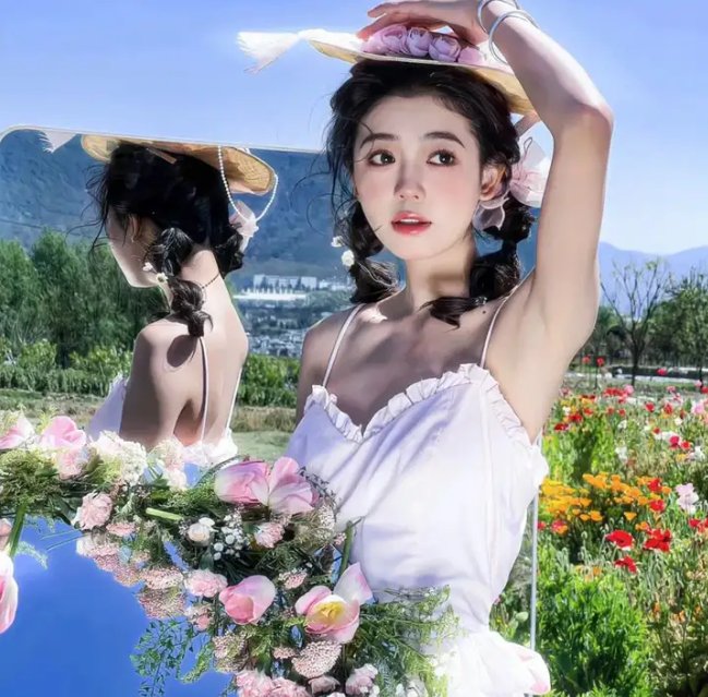 小黄花青草地